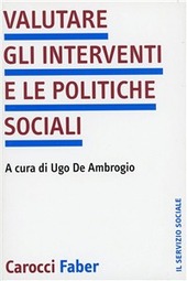 Cover  Valutare gli interventi e le politiche sociali