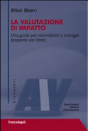 Cover  La valutazione di impatto : una guida per committenti e manager preparata per Bond