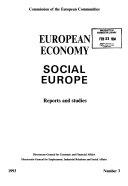 Cover  Market services and european integration : the challenges for the 1990s 