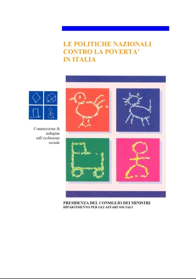 Cover  Rapporto annuale sulle politiche contro la poverta e l'esclusione sociale 2000