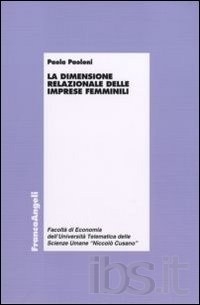 Cover  La dimensione relazionale delle imprese femminili