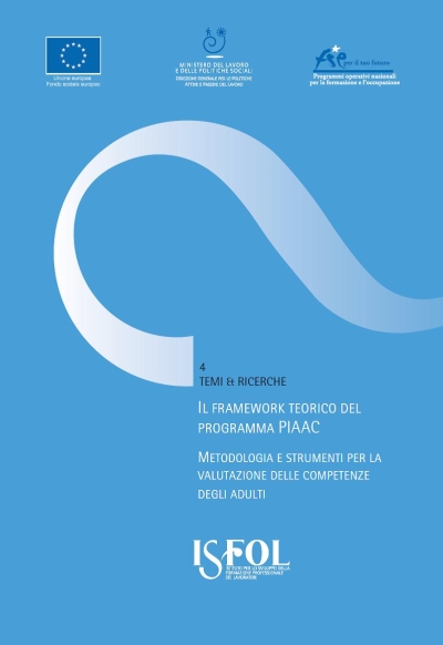 Cover  Il framework teorico nel programma PIAAC : metodologia e strumenti per la valutazione delle competenze degli adulti