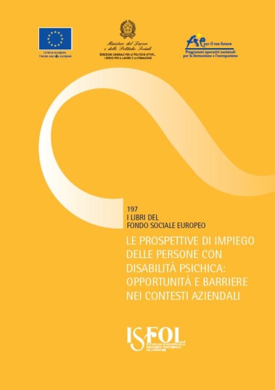 Cover  Le prospettive di impiego delle persone con disabilità psichica