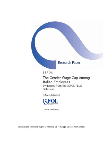 Cover  The gender wage gap among Italian employees [Risorsa elettronica] : evidences from the ISFOL PLUS database