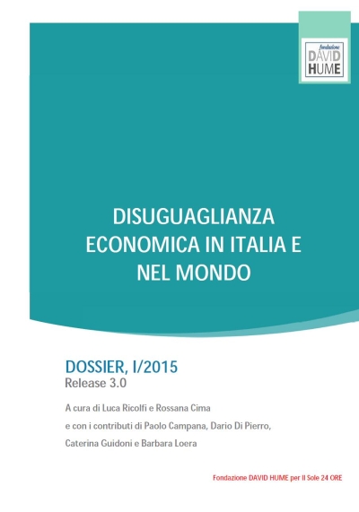 Cover  Disuguaglianza economica in Italia e nel mondo [Risorsa elettronica]