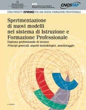 Cover  Sperimentazione di nuovi modelli nel sistema di istruzione e formazione professionale : diploma professionale tecnico : principi generali, aspetti metodologici, monitoraggio