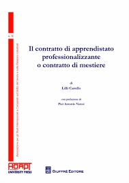 Cover  Il contratto di apprendistato professionalizzante o contratto di mestiere