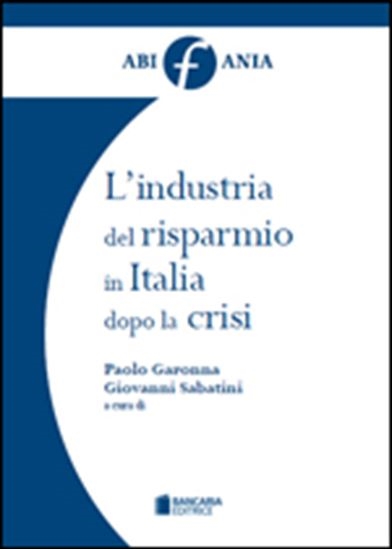 Cover  L'industria del risparmio in Italia dopo la crisi