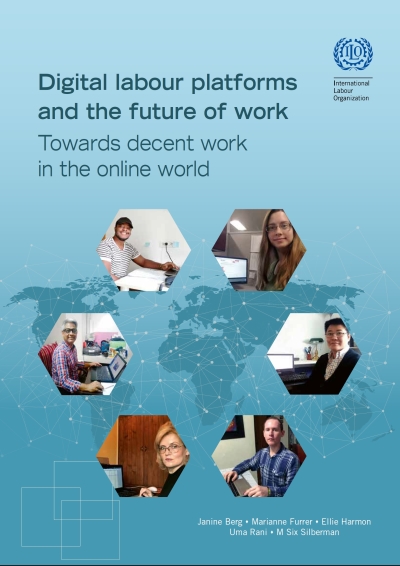 Cover  Digital labour platforms and the future of work : towards decent work in the online world