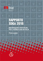 Cover  Rapporto SDGs 2018 : informazioni statistiche per l’Agenda 2030 in Italia : prime analisi