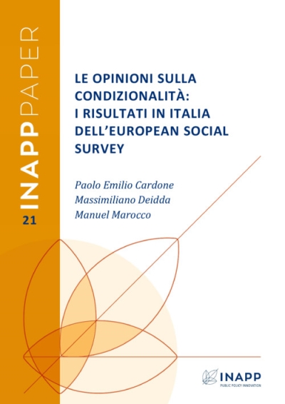 Cover  Le opinioni sulla condizionalità: i risultati in Italia dell'European Social Survey
