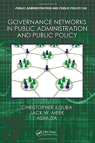 Cover  Governance networks in public administration and public policy