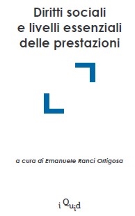 Cover  Diritti sociali e livelli essenziali delle prestazioni