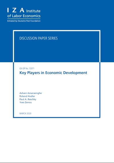 Cover  Key players in economic development