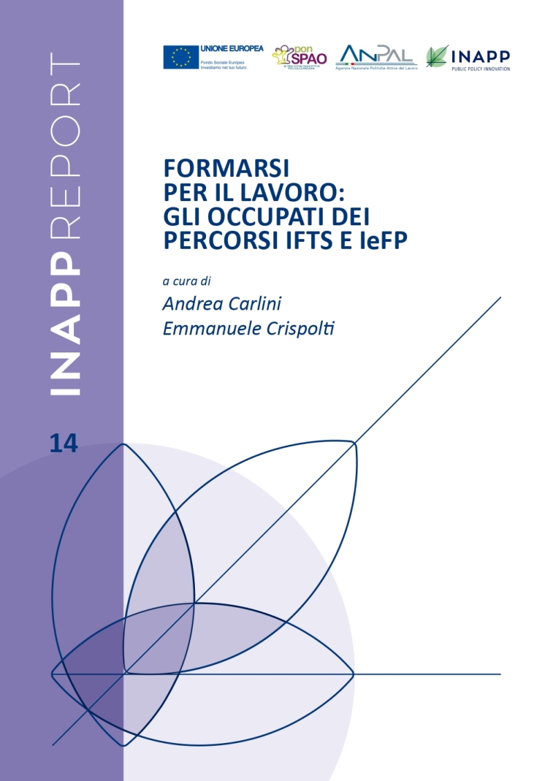 Cover  Formarsi per il lavoro: gli occupati dei percorsi IFTS e IeFP