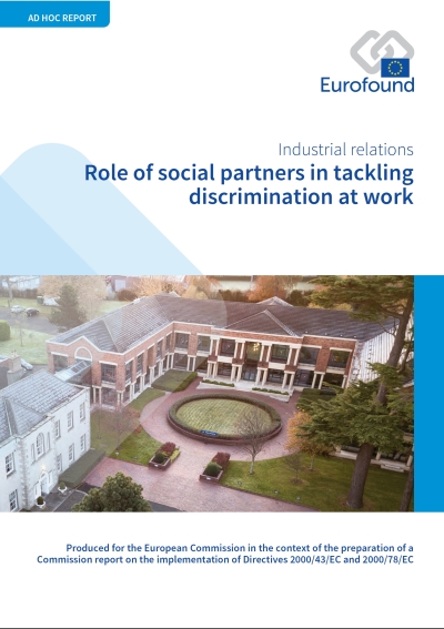 Cover  Role of social partners in tackling discrimination at work