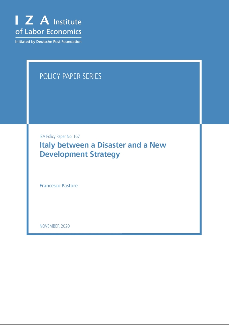 Cover  Italy between a disaster and a new development strategy 