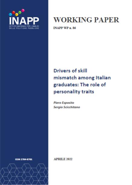 Cover  Drivers of skill mismatch among Italian graduates: The role of personality traits