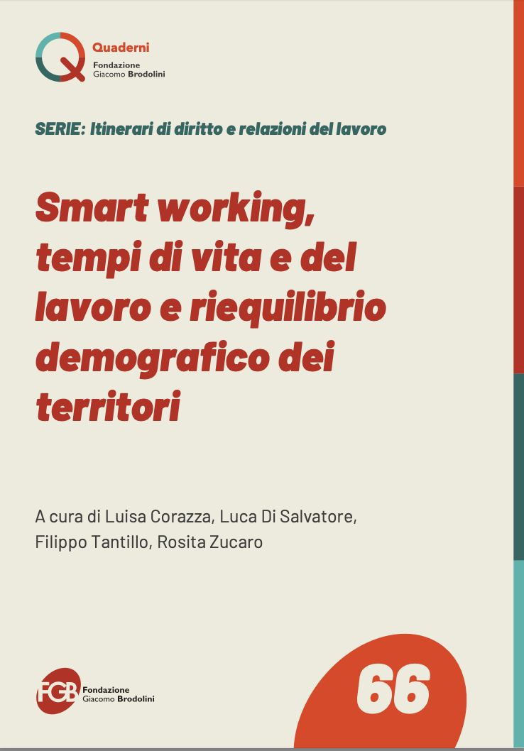 Cover  Smart working, tempi di vita e del lavoro e riequilibrio demografico dei territori