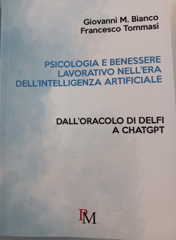 Cover  Psicologia e benessere lavorativo nell'era dell'intelligenza artificiale