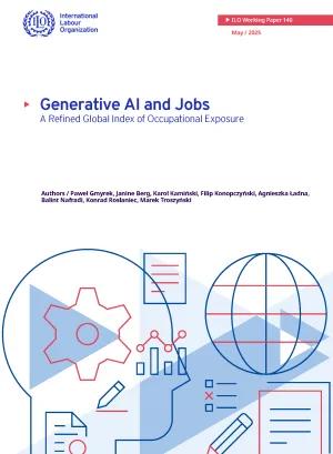 Cover  Generative AI and jobs : a refined global index of occupational exposure