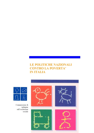 Cover  Le politiche nazionali contro la povertà in Italia